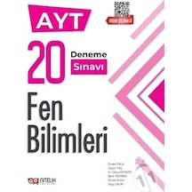 Nitelik Yayınları Yks Ayt Fen Bilimleri 20 Deneme Sınavı N11.25489