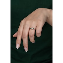 Gümüş Prenses Yüzük Rose Gold Kaplama 925 Ayar Gümüş Rose Gold (511780028)