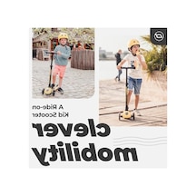 Led Tekerlekli Sarı Çocuk Scooter - Eğlenceli Taşıma Aracı Açık Mavi