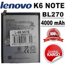 Lenovo K53A48 K6 Note Batarya Pil Bl270