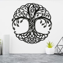Tr Metal Duvar Sanatı, Hayat Ağacı Metal Duvar Dekoru, 24 X 24 Metal Ağaç Duvar Dekoru Ve Oda Dekoru, Ev Dekorasyon Diğer
