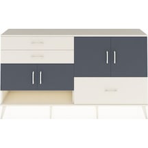 Arges Konsol 3 Raflı 3 Çekmeceli 4 Kapaklı 176x30x99 Aytaşı-antra Aytaşı-antrasit/aytaşı