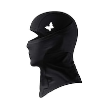 Flex Kelebek Butterfly Reflektörlü Logo Siyah Kar Maske Balaklava Balaclava Buff Motorsiklet Scooter
