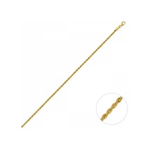 45 Cm Altın Lazer Halat Zincir N11.6180