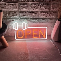 Gym Open Neon Led Tabela