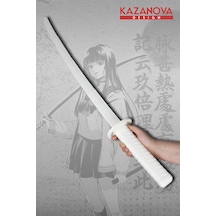 Kazanova Design Basic Katlanabilir Katana Figür 98 Cm Beyaz Anime Cosplay