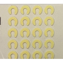 Dıe Cut 8 Mm Düğme Bandı Yarım Ay 5000 Adet