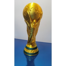 25 Cm Dünya Kupası Futbol Kupası Dekoratif Biblo Altın Renk Ev & Ofis Hediyelik