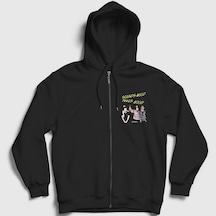 Presmono Unisex Band 5 Seconds Of Summer Fermuarlı Kapüşonlu Sweatshirt Siyah