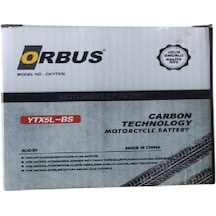Orbus 12v 5ah Alçak Motosiklet Aküsü Ebatlar: 113x68x105