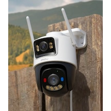 Imou 6 Mp 3.6 Mm Dış Ortam Dual Pt Kamera Cruiser Dual 2c 4g Ipc-s7xcp-6m1ted-eu