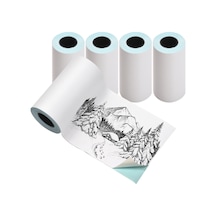 Padalink 10 Yıllık Koruma 57x30mm Yapışkan Termal Kağıt - Suya/yağa/sürtünmeye Dayanıklı, Bisfenol A Yok, Yüksek Renk Canlılığı, 5'li Paket