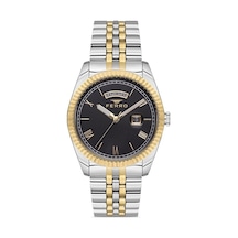 Ferro F11130a-d3 Quartz Çelik Altın/gri Siyah Kadran 41 Mm Erkek Kol Saati F11130a-d3 F11130a-d3