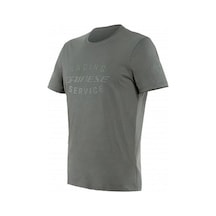 Dainese Racing Service Kısa Kol Tshirt Gri