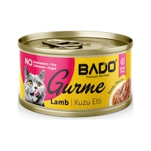 Bado Gurme Yaş Yetişkin Kedi Maması Kuzu Etli 85 Gr