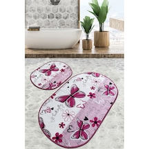 Danous Banyo Halısı Djt 2 Li Set Çok Renkli