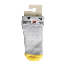 Biorganic Cunning Cat Havlu Bebek Çorabı - 68375