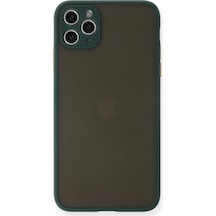 Apple iPhone Uyumlu  11 Pro Max Kılıf Montreal Silikon Kapak -  Yeşil