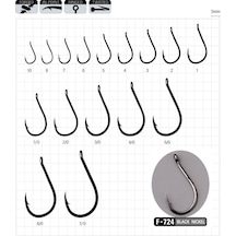 Sasame Chinu Ringed F-724 Serisi Olta İğnesi Standart-3/0 Standart