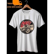 Cafe Racer - Modelo Tasarım Baskılı Tişört Tshirt