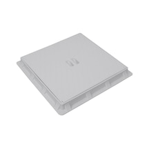 40 x 40 Düz Rögar Kapağı + Çerçeve Gri