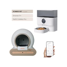 Groove Ti+ Wi-fi Akıllı Otomatik Kedi Tuvaleti Kahverengi + Petfit Catmax Pro 5l Wi-fi Kameralı Akıllı Otomatik Mama Kabı Besleme Ünitesi Bundle Groove Ti+ Wi-fi Akıllı Otomatik Kedi Tuvaleti Kahverengi + Petfit Catmax Pro 5l Wi-fi Kameralı Akıllı Otomatik Mama Kabı Besleme Ünitesi Bundle