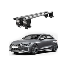 Royal Audi A3 2020 Ve Sonrası Uyumlu Gri Kilitli Ara Atkı Port Bagaj Tavan Barı