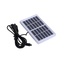 Yuntech01 Polikristal Güneş Paneli 1.2w 6v - Mikro Usb Arayüzlü, Depolama Olmaksızın, Küçük Projeler Ve Düşük Güçlü Cihazlar İçin
