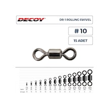 Decoy Dr-1 Rolling Swivel Rulmanlı Fırdöndü 10 40lb 15 Adet