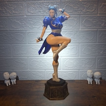 Street Fighter - Chun-li El Yapımı Koleksiyon Figürü 38 Cm