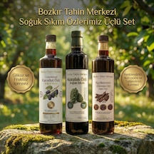 Bozkır Tahin Merkezi Şifa Paketi Karadut, Keçiboynuz Ve Kozalak Özü 2800 Gr Katkısız&suğuk Pres