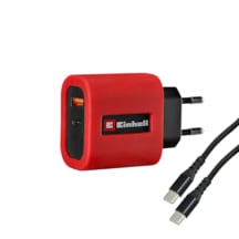 Einhell Usb Hızlı Şarj Cihazı 65 Watt, Usb-c + Usb-a İle Adaptörü, Usb-c Kablosu Dahil, Einhell Te-es 18/150/1 Li-c Akülü Güç Ünitesi İle Uyumlu - 4514149