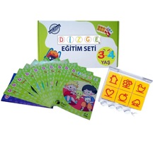 Dizge 3-4 Yaş Dikkat Ve İşitsel Zekayı Geliştirme Seti