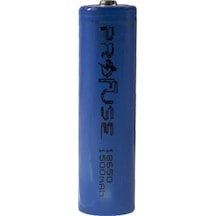 Profuse 1500 mAh 3.7 V Başlı 18650 Li-Ion Şarj Edilebilir Pil