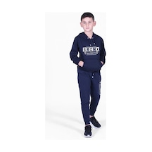 Fyk Kids Bronx Street Model Erkek Çocuk Kapşonlu Takım Lacivert - Gri