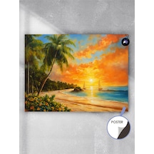 Barbados Adası Poster - Afiş - Dekoratif Duvar Posteri