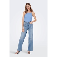 Only 15282975-23y Onlmadıson Blush Hw Wıde Dnm Cro371 Noos Kadın Jean Pantolon 15282975-R4956 Açık Mavi