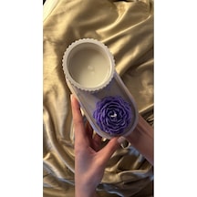 Bernami Vazo Pinterest Mor Şakayık Mumlu Tabaklı Şık Dekoratif Takım Diğer