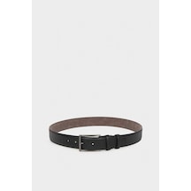Defacto Erkek Dikdörtgen Toka Suni Deri Jean Kemeri H6881axnsbk27 Siyah-bk27