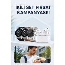 Aynalı Bluetooth Kulaklık Yeni Nesil Akıllı Saat Titreşimli Nabız