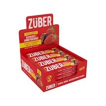 Züber Çilekli Çikolatalı Glutensiz Meyveli Bar 12 x 40 G