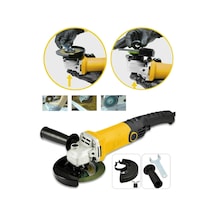 Tr Pro Bakır Sargı Avuç Içi Taşlama Makinası 6 Kademeli Uzun Kuyruk Devir Ayarlı 125-115 Mm 2800w