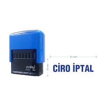 "ciro İptal" Yazılı Kaşe