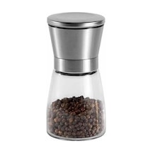 Tuz & Biber Değirmeni Çelik Kapak - Cam Hazne 13 Cm Csm-130 Beyaz