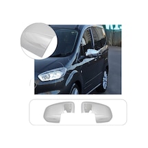 Ford Courier Uyumlu 2023 Ve Üzeri Ayna Kapağı 2 Parça Abs Krom Kaplama