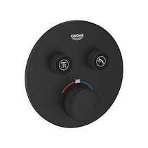 Grohe Grohtherm Smartcontrol Çift Yönlü Ankastre Termostatik Duş Bataryası Phantom Black - 29507Kf0