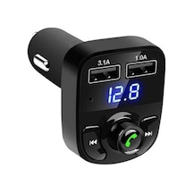 Bluetooth Araç Kiti Fm Transmitter Micro Sd Usb Girişli