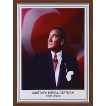 Atatürk Portresi Mdf Çerçeve - 50x70cm