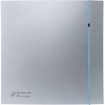 Silent-200 Crz Silver Design Zaman Ayarlı Sessiz Banyo-Wc Fanı
