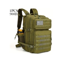 Dashanshop 11.89gal Army Green Sırt Çantası Günlük Spor Fitness Kamp Yürüyüş Okul Seyahat Çanta Hediye Altın